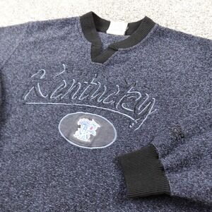 VTG Kentucky Wildcats Sweater Mens M Blue Lee Sport Sweatshirt UK KY NCAA 90s